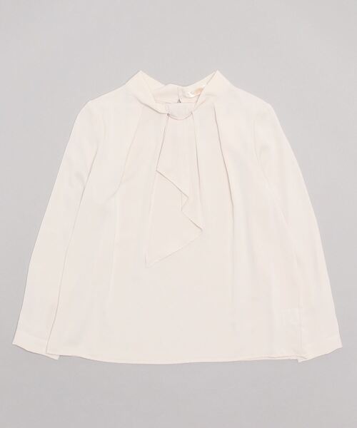 ASTORIA ODIER（アストリアオディール）の「金具ボウタイブラウス（シャツ/ブラウス・レディース・ホワイト/ベージュ/ブラウン/ラベンダー/スモークピンク・SMALL/MEDIUM/LARGE）」の21枚目の写真