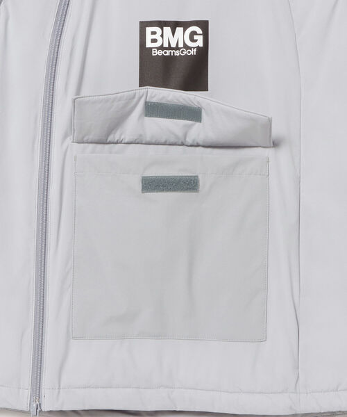 BEAMS GOLF（ビームスゴルフ）の「〈MEN〉BEAMS GOLF ORANGE LABEL / フード 中綿 ベスト（ベスト・メンズ・ブラック/パープル/グレー・M/L/XL/S）」の12枚目の写真