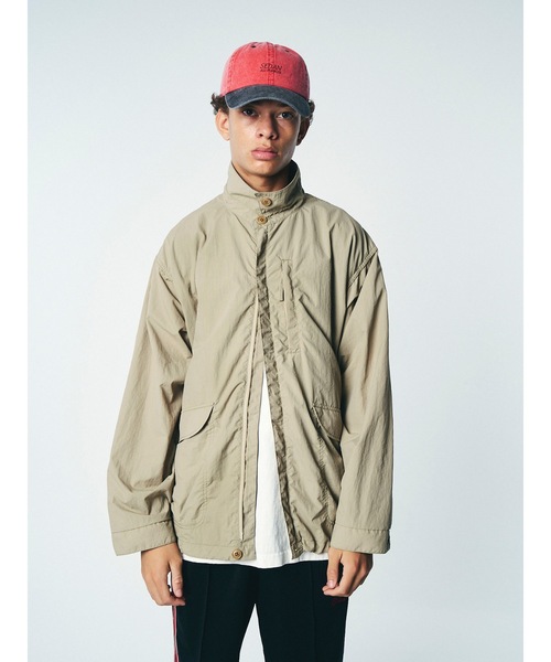 And A(アンドエー)の「SEDAN ALL-PURPOSE セダンオールパーパス / Big Light Jacket ビッグライトジャケット / SD23S-JK03(ブルゾン・メンズ・ブラック/カーキ・LARGE/X-LARGE/XX-LARGE)」の6枚目の写真