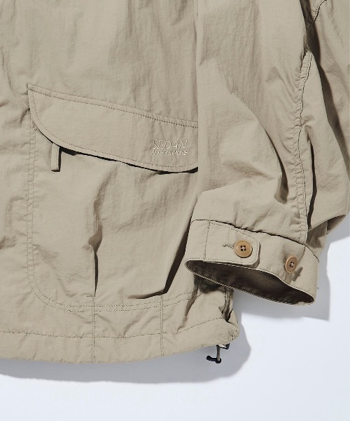 And A(アンドエー)の「SEDAN ALL-PURPOSE セダンオールパーパス / Big Light Jacket ビッグライトジャケット / SD23S-JK03(ブルゾン・メンズ・ブラック/カーキ・LARGE/X-LARGE/XX-LARGE)」の13枚目の写真