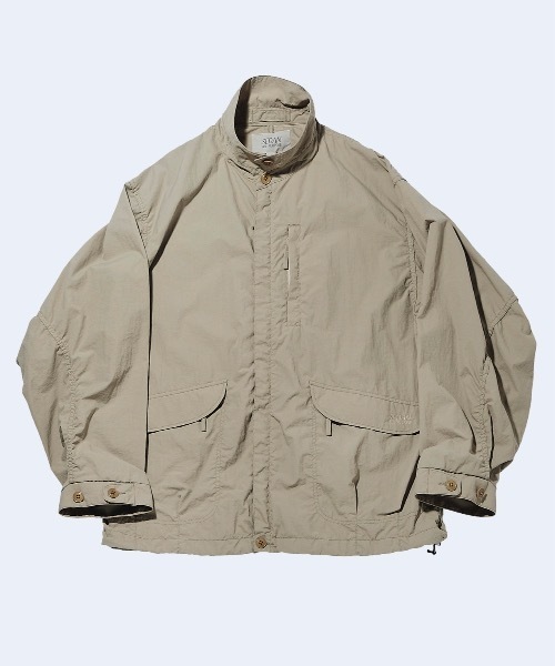 And A(アンドエー)の「SEDAN ALL-PURPOSE セダンオールパーパス / Big Light Jacket ビッグライトジャケット / SD23S-JK03(ブルゾン・メンズ・ブラック/カーキ・LARGE/X-LARGE/XX-LARGE)」の11枚目の写真