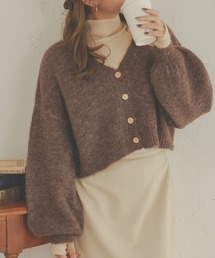 メランジショートカーディガン/【WEB/EC限定商品】