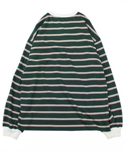 Universal Style Wear(ユニバーサルスタイルウェア)の「Universal Style Wear クラシック ボーダー Tee(Tシャツ/カットソー・メンズ・ブルー系/グリーン系/グレー系/ネイビー系・MEDIUM/LARGE/X-LARGE)」の18枚目の写真