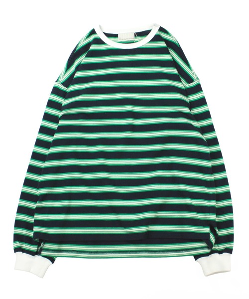 Universal Style Wear(ユニバーサルスタイルウェア)の「Universal Style Wear クラシック ボーダー Tee(Tシャツ/カットソー・メンズ・ブルー系/グリーン系/グレー系/ネイビー系・MEDIUM/LARGE/X-LARGE)」の8枚目の写真