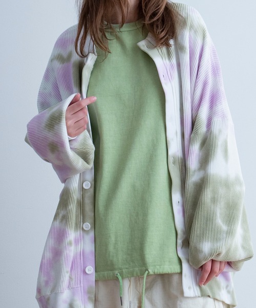 Universal Style Wear(ユニバーサルスタイルウェア)の「Universal Style Wear ビッグ ドルマン クルー カーディガン(カーディガン/ボレロ・メンズ・スミクロ/グリーン系その他/ブルー系その他/オフホワイト・MEDIUM/LARGE/X-LARGE)」の22枚目の写真