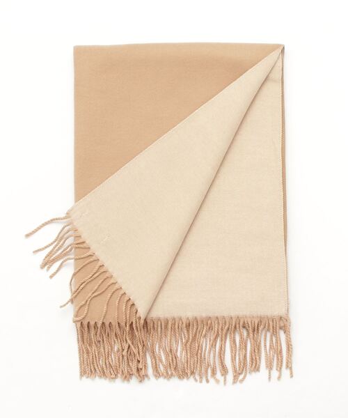 MinoriTY(マイノリティ)の「【MinoriTY】ダブルフェイスボリュームマフラー リバーシブル メンズ ウィメンズ ユニセックス 春服 冬服 プレゼント 大判ストール(マフラー・メンズ・ライトグレー/ブラック/ベージュ/ブラウン/ネイビー/カーキ/ブルー/パープル/モカ・FREE)」の14枚目の写真