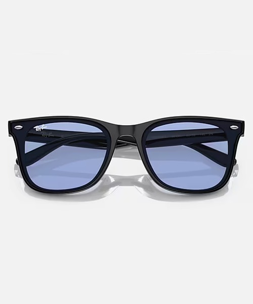 Ray-Ban(レイバン)の「Ray-Ban/レイバン サングラス ASIAN DESIGN 紫外線対策 UV対策 0RB4391D(サングラス・メンズ・ブラック×ブラック/ピンク系その他/ブラック×ブルー・FREE)」の14枚目の写真