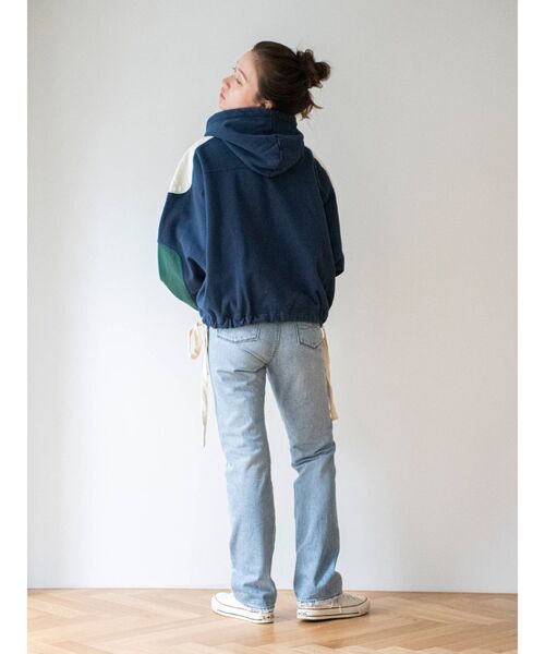 Ungrid（アングリッド）の「ハイウエストストレートデニム（デニムパンツ・レディース・ブルー・24inch/25inch/26inch）」の7枚目の写真