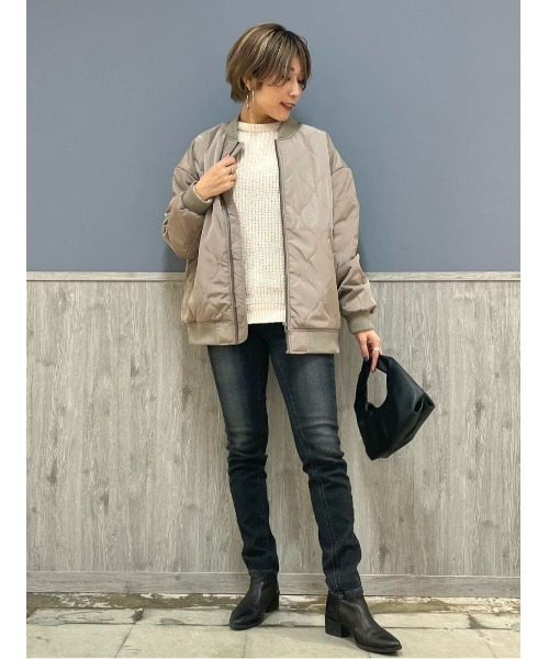 BACK NUMBER(バックナンバー)の「【BACK NUMBER】キルティングブルゾン(ブルゾン・メンズ・オリーブ/ブラック/ベージュ・XL/M/L)」の21枚目の写真