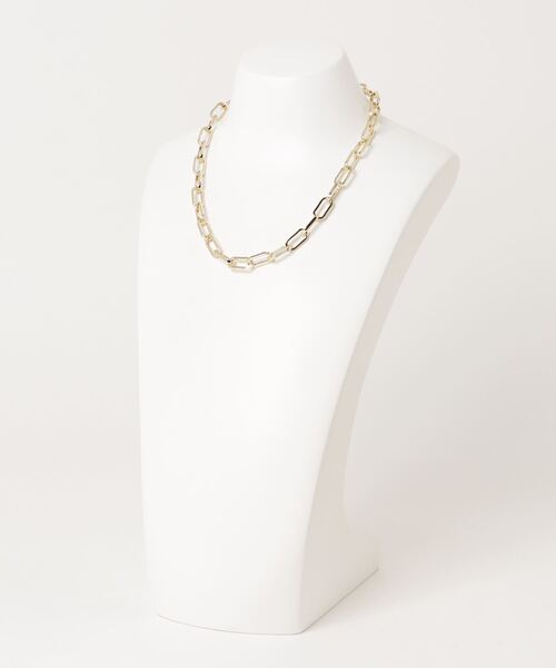 SETUP7（セットアップセブン）の「【SETUP7】チェーンショートネックレス TTS3003 INF（ネックレス・レディース・ゴールド・FREE）」の2枚目の写真