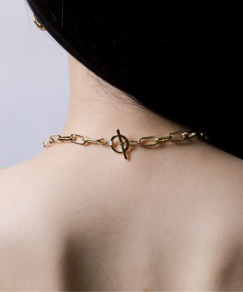 SETUP7（セットアップセブン）の「【SETUP7】チェーンショートネックレス TTS3003 INF（ネックレス・レディース・ゴールド・FREE）」の4枚目の写真