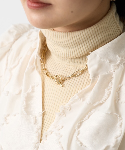 SETUP7（セットアップセブン）の「【SETUP7】チェーンショートネックレス TTS3003 INF（ネックレス・レディース・ゴールド・FREE）」の7枚目の写真