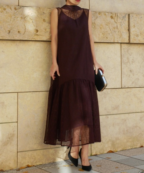 My shawty（ﾏｲｼｬｳﾃｨｰ）の「tie design lace dress（ドレス
