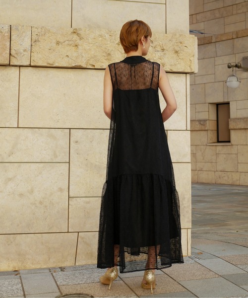 My shawty（ﾏｲｼｬｳﾃｨｰ）の「tie design lace dress（ドレス