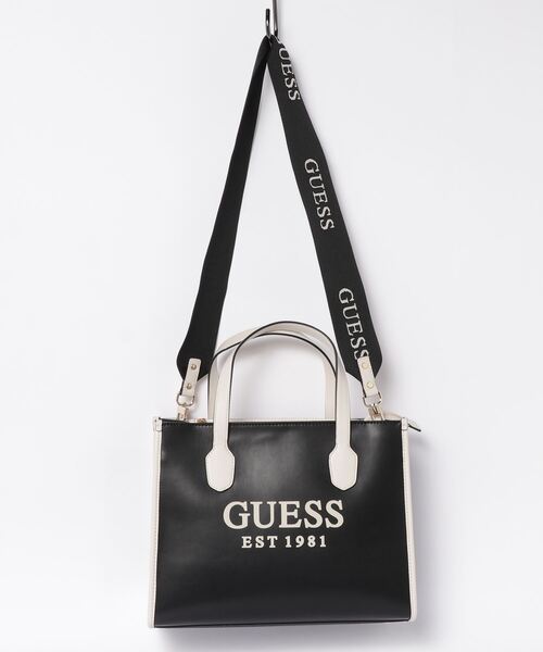 Guess（ゲス）の「SILVANA 2 Compartment Tote（トートバッグ・レディース・ブラック・ONE SIZE）」の9枚目の写真