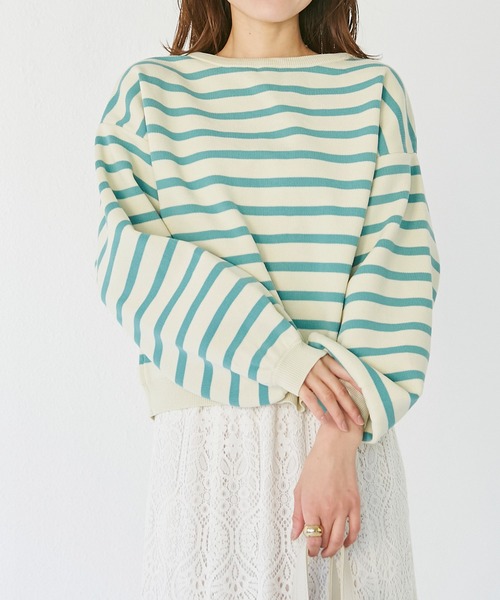 INCEDE(インシード)の「ポリスポンジ ドロップショルダーカーディガン(カーディガン/ボレロ・レディース・ネイビー/グリーン/グレー・M/L)」の14枚目の写真