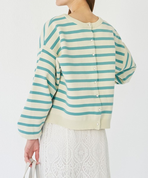 INCEDE(インシード)の「ポリスポンジ ドロップショルダーカーディガン(カーディガン/ボレロ・レディース・ネイビー/グリーン/グレー・M/L)」の19枚目の写真