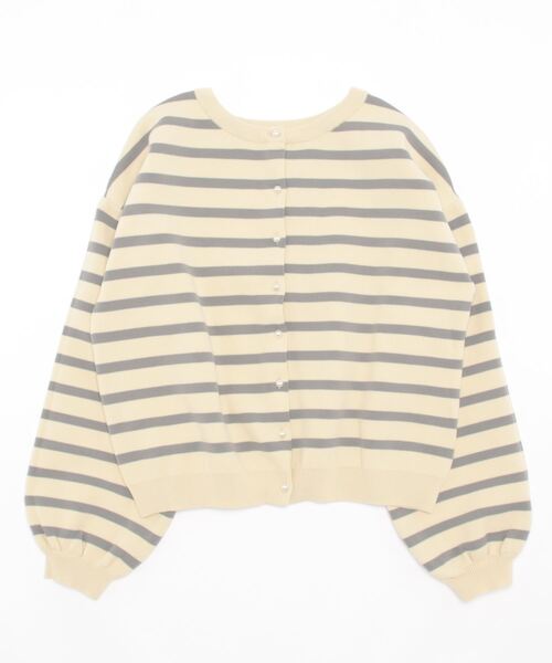 INCEDE(インシード)の「ポリスポンジ ドロップショルダーカーディガン(カーディガン/ボレロ・レディース・ネイビー/グリーン/グレー・M/L)」の12枚目の写真