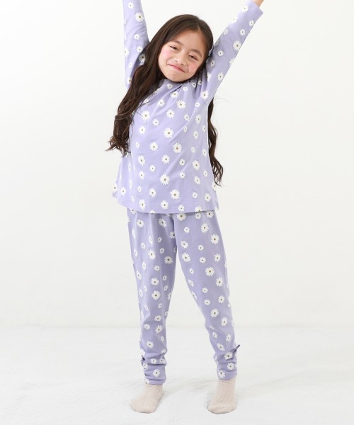 devirock（デビロック）の「綿100％ ガールズ くしゅっと裾リボン 長袖パジャマ（ルームウェア/パジャマ・キッズ・オフホワイト/ネイビー/ラベンダー/ベージュ系その他/ブルー系その他/バイオレット/パープル系その他/ピンク系その他/グレイッシュブルー/その他14/その他15/その他16/その他17/ベージュ系その他2/ブルー系/レッド系・100cm/110cm/120cm/130cm/140cm/150cm/160cm）」の19枚目の写真