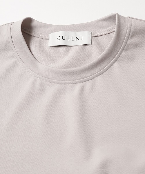 CULLNI(クルニ)の「23-SS-028 / Stretch Rasechel Cut Out BodyTee(Tシャツ/カットソー・メンズ・グレイッシュベージュ/ブラウン/グリーン/ブラック・1/2/0)」の12枚目の写真
