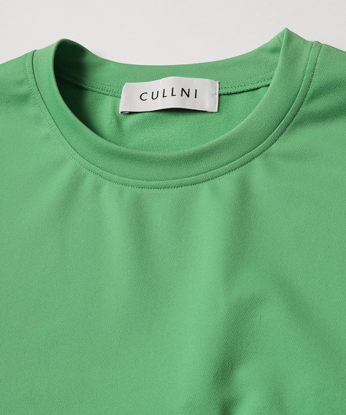 CULLNI(クルニ)の「23-SS-028 / Stretch Rasechel Cut Out BodyTee(Tシャツ/カットソー・メンズ・グレイッシュベージュ/ブラウン/グリーン/ブラック・1/2/0)」の15枚目の写真