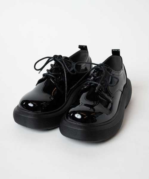 WEGO(ウィゴー)の「WEGO/レースアップシューズ(ドレスシューズ・レディース・ブラック系その他/オフホワイト/ブラック・MEDIUM/LARGE)」の12枚目の写真