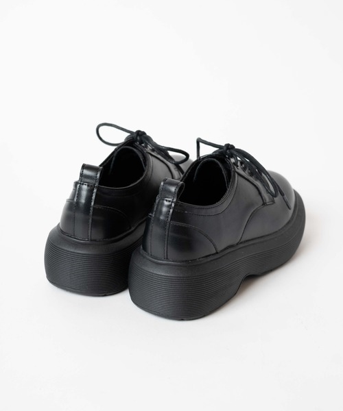 WEGO(ウィゴー)の「WEGO/レースアップシューズ(ドレスシューズ・レディース・ブラック系その他/オフホワイト/ブラック・MEDIUM/LARGE)」の9枚目の写真