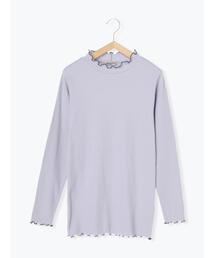 Samansa Mos2 | リブ配色メロークルーネックカットソー(Tシャツ/カットソー)