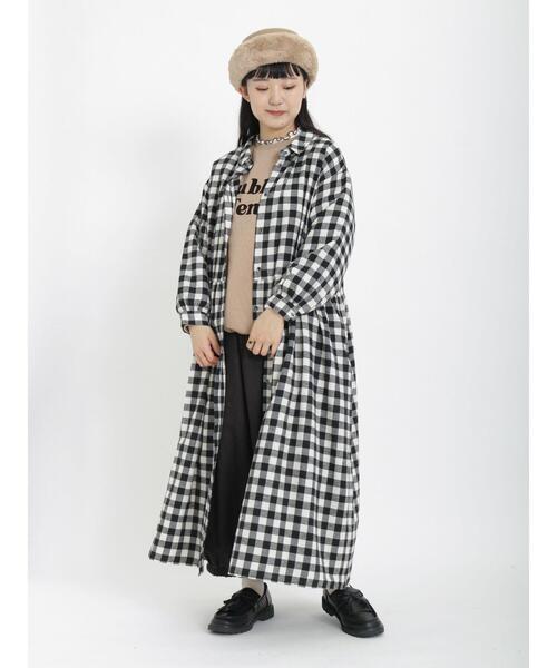 Samansa Mos2（サマンサ モスモス）の「リブ配色メロークルーネックカットソー（Tシャツ/カットソー・レディース・オフホワイト/ブラック/グリーン/ラベンダー・ﾌﾘ-）」の19枚目の写真