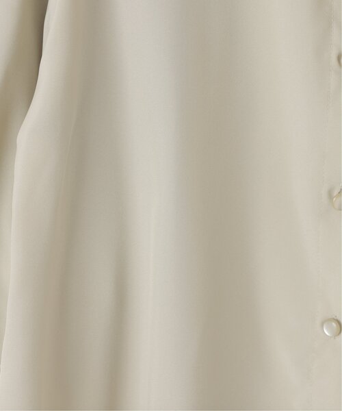 RAY CASSIN(レイカズン)の「7分袖スパンブロード袖ボリュームシャツ(シャツ/ブラウス・レディース・ブルー/オフホワイト/ピンク/スミクロ/ミント/イエロー/ラベンダー/キナリ/サックスブルー系/ライトグリーン・FREE)」の11枚目の写真