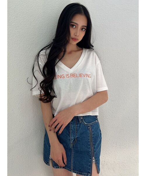 GYDA（ジェイダ）の「GGスライダーファスナーデザイン DENIM
