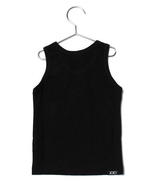 JOEY HYSTERIC（ジョーイヒステリック）の「DIZZY & MILKY pt タンクトップ（タンクトップ・キッズ・キナリ/ブラック/マジェンタ・X-SMALL/SMALL/MEDIUM）」の4枚目の写真