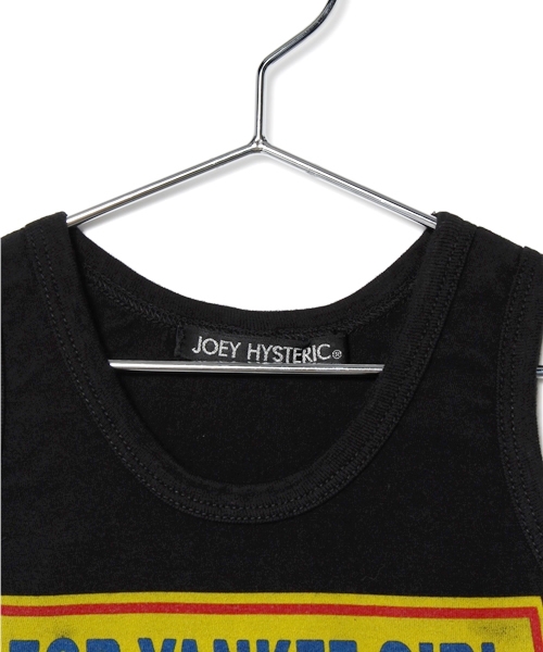 JOEY HYSTERIC（ジョーイヒステリック）の「DIZZY & MILKY pt タンクトップ（タンクトップ・キッズ・キナリ/ブラック/マジェンタ・X-SMALL/SMALL/MEDIUM）」の5枚目の写真