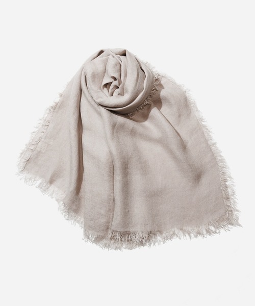 ASAUCE MELER(アソースメレ)の「【ASAUCE MELER】フランダースリネンガーゼストール AM26S-ST31(ストール/ショール・レディース・グリーン/ネイビー/ナチュラル/サックスブルー/ホワイト/ブラウン/ライトグレー/ライトブルー/ベージュ・FREE)」の17枚目の写真