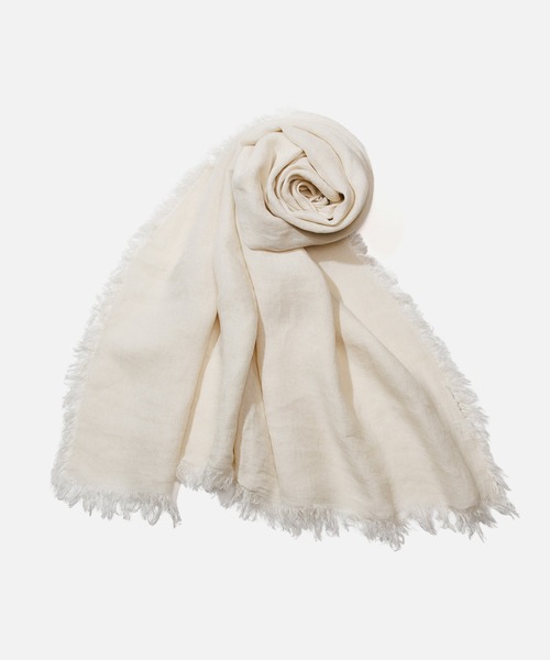 ASAUCE MELER(アソースメレ)の「【ASAUCE MELER】フランダースリネンガーゼストール AM26S-ST31(ストール/ショール・レディース・グリーン/ネイビー/ナチュラル/サックスブルー/ホワイト/ブラウン/ライトグレー/ライトブルー/ベージュ・FREE)」の14枚目の写真