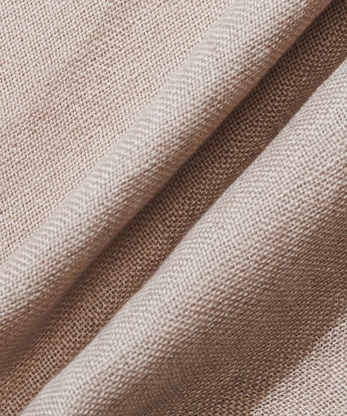 ASAUCE MELER(アソースメレ)の「【ASAUCE MELER】フランダースリネンガーゼストール AM26S-ST31(ストール/ショール・レディース・グリーン/ネイビー/ナチュラル/サックスブルー/ホワイト/ブラウン/ライトグレー/ライトブルー/ベージュ・FREE)」の15枚目の写真