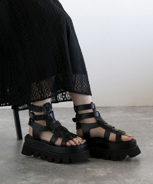 HARE（ハレ）の「グラディエーターブーサン(HARE)（ブーツ・レディース・ブラック・MEDIUM/LARGE）」の9枚目の写真