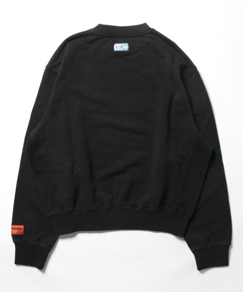 HERON PRESTON（ヘロンプレストン）の「【HERON PRESTON】NFEX-RAY RECYCLED CO CREWNECK（スウェット・メンズ・ブラック・M）」の4枚目の写真