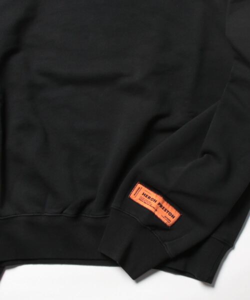 HERON PRESTON（ヘロンプレストン）の「【HERON PRESTON】NFEX-RAY RECYCLED CO CREWNECK（スウェット・メンズ・ブラック・M）」の6枚目の写真