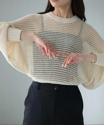 cheriella | 【cheriella】WEB限定メッシュショートドルマンニット(ニット/セーター)