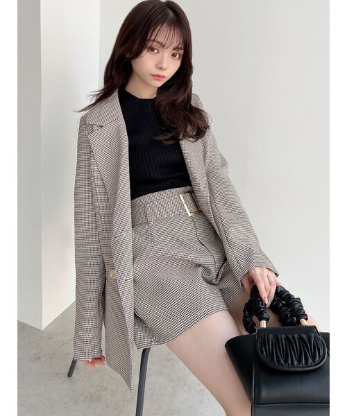 RESEXXY（リゼクシー）の「テーラードミディジャケット【セットアップ着用可能】（テーラードジャケット・レディース・ホワイト/ベージュ/その他1・FREE）」の7枚目の写真