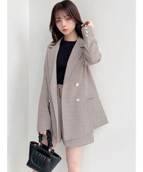 RESEXXY（リゼクシー）の「テーラードミディジャケット【セットアップ着用可能】（テーラードジャケット・レディース・ホワイト/ベージュ/その他1・FREE）」の14枚目の写真