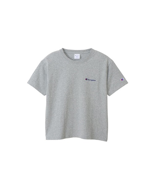 Champion(チャンピオン)の「【Champion/チャンピオン】レディース ショートスリーブTシャツ(Tシャツ/カットソー・レディース・ブラック/ライトピンク/ホワイト/ベージュ系その他3/グリーン系その他/グレー/ブラウン/オートミール/グリーン系その他2・MEDIUM/LARGE)」の3枚目の写真