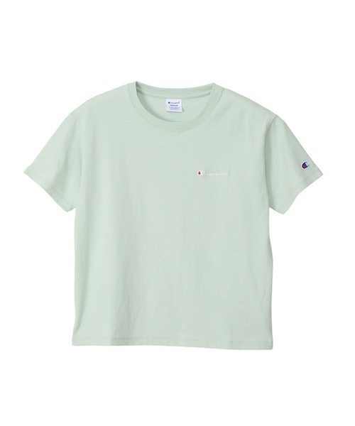 Champion(チャンピオン)の「【Champion/チャンピオン】レディース ショートスリーブTシャツ(Tシャツ/カットソー・レディース・ブラック/ライトピンク/ホワイト/ベージュ系その他3/グリーン系その他/グレー/ブラウン/オートミール/グリーン系その他2・MEDIUM/LARGE)」の8枚目の写真