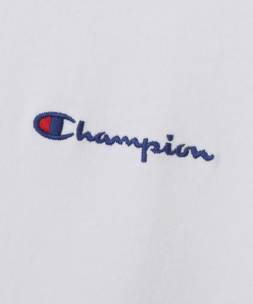 Champion(チャンピオン)の「【Champion/チャンピオン】レディース ショートスリーブTシャツ(Tシャツ/カットソー・レディース・ブラック/ライトピンク/ホワイト/ベージュ系その他3/グリーン系その他/グレー/ブラウン/オートミール/グリーン系その他2・MEDIUM/LARGE)」の10枚目の写真