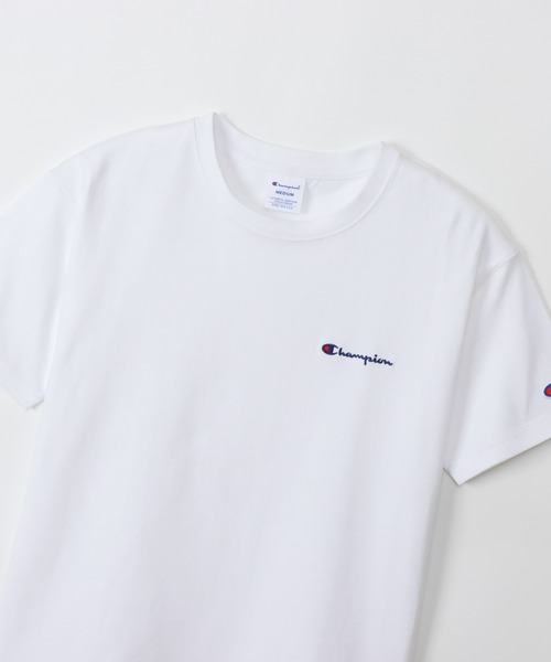 Champion(チャンピオン)の「【Champion/チャンピオン】レディース ショートスリーブTシャツ(Tシャツ/カットソー・レディース・ブラック/ライトピンク/ホワイト/ベージュ系その他3/グリーン系その他/グレー/ブラウン/オートミール/グリーン系その他2・MEDIUM/LARGE)」の11枚目の写真
