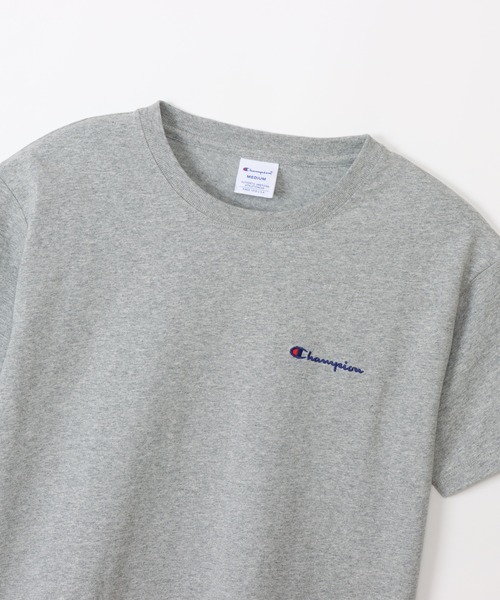 Champion(チャンピオン)の「【Champion/チャンピオン】レディース ショートスリーブTシャツ(Tシャツ/カットソー・レディース・ブラック/ライトピンク/ホワイト/ベージュ系その他3/グリーン系その他/グレー/ブラウン/オートミール/グリーン系その他2・MEDIUM/LARGE)」の17枚目の写真