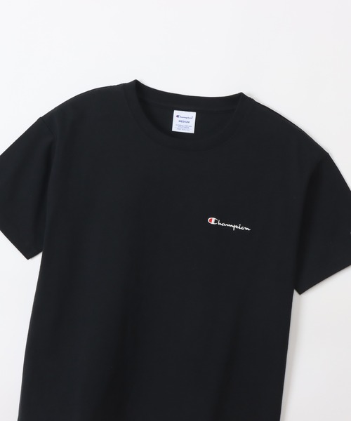 Champion(チャンピオン)の「【Champion/チャンピオン】レディース ショートスリーブTシャツ(Tシャツ/カットソー・レディース・ブラック/ライトピンク/ホワイト/ベージュ系その他3/グリーン系その他/グレー/ブラウン/オートミール/グリーン系その他2・MEDIUM/LARGE)」の14枚目の写真