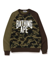 A BATHING APE（アベイシングエイプ）の「1ST CAMO CRAZY NYC LOGO RELAXED FIT CREWNECK M（スウェット）」