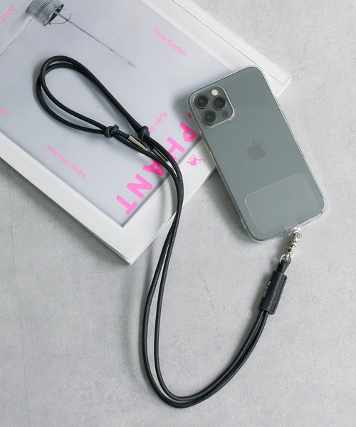 Beau're（ヴュレ）の「《BEAURE/ビュレ》レザーコードスマホストラップ3（スマホグッズ・レディース・グレー/ベージュ/パープル/ブラック/ライトグレー・FREE）」の19枚目の写真